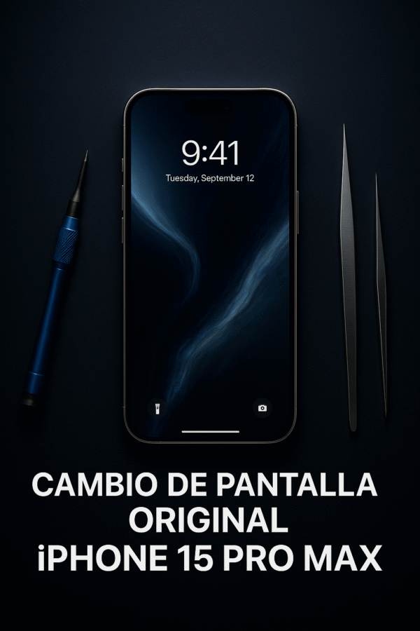 Cambio pantalla Original iPhone 15 Pro Max