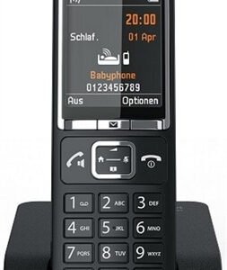 GIGASET WIRELESS PHONE COMFORT 550 BLACK CHROME (S30852-H3001-D204)