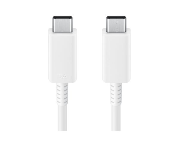 SAMSUNG CABLE USB-C TO USB-C 5A 1,8M WHITE EP-DX510JWEGEU - Imagen 3