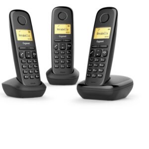 GIGASET WIRELESS PHONE A170 TRIO BLACK (L36852-H2802-D211)