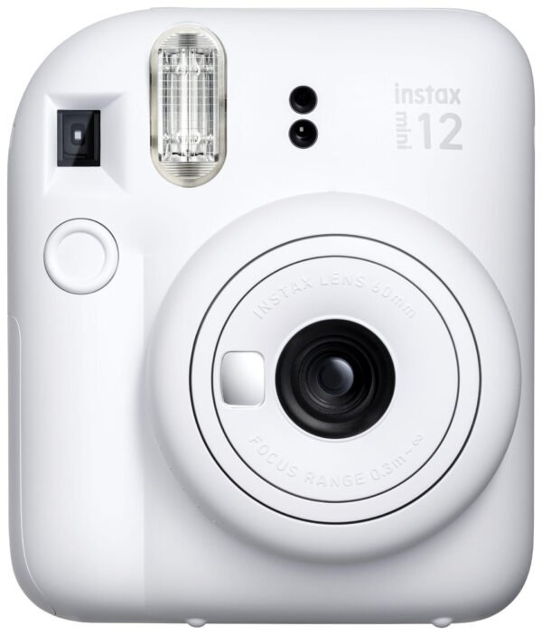 FUJIFILM INSTAX MINI CAMERA 12 CLAY-WHITE