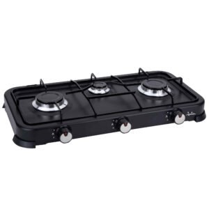 JATA THREE BURNER PORTABLE GAS COOKER BLACK JECG2703