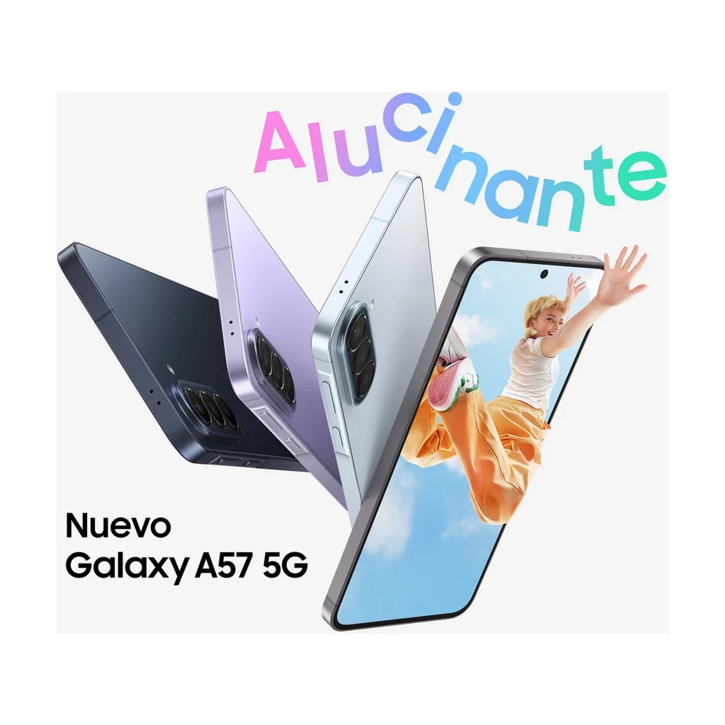 Samsung Galaxy A57 5G 256GB Gris Pantalla de 6.6 pulgadas 8GB de RAM Cámara de 50 MPx - Imagen 5