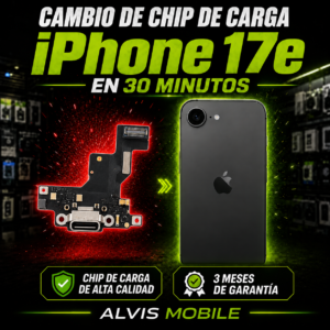 Cambio de chip de carga iPhone 17e