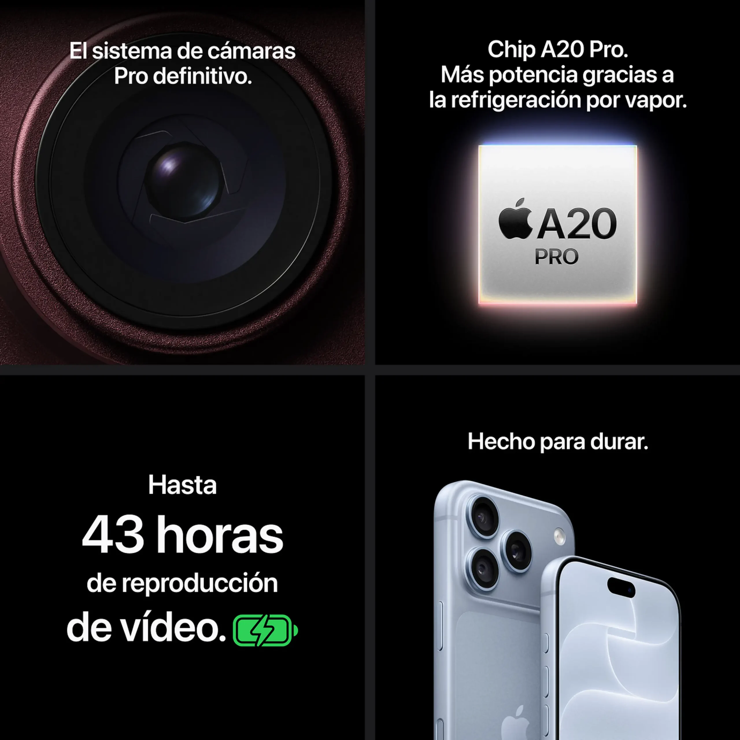 iPhone 18 Pro Max 512GB Azul Chip Apple A20 Pro 12GB RAM Pantalla OLED Super Retina XDR - Imagen 9